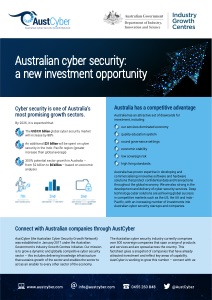 AustCyber Australian Cyber Security - A New Investment Opportunity