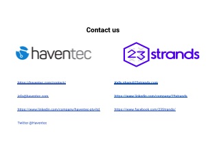 Contact us Haventec and 23 Strands